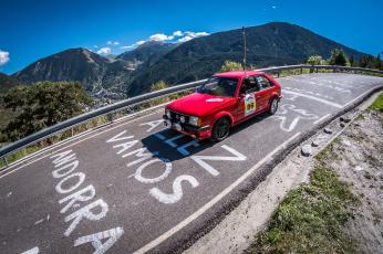 Xevi Valverde-Roger Grandia (Opel Kadett 1600), ganadores del Ral·li d'Andorra Històric 2018 (Foto: Josep María Montaner)